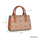 Guanchi Crossbody Bag with Handle Drop - Brown
