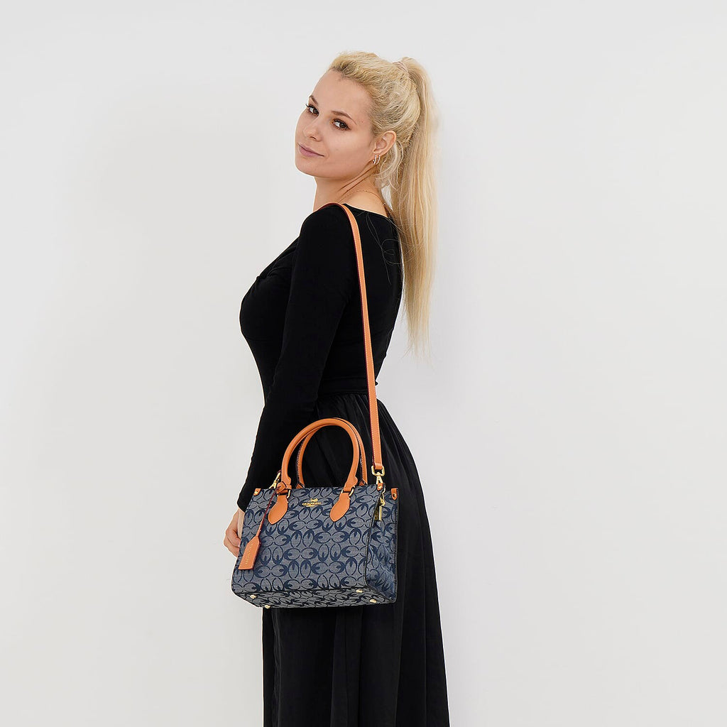 GUANCHI Crossbody Bag with Shoulder Strap - Blue