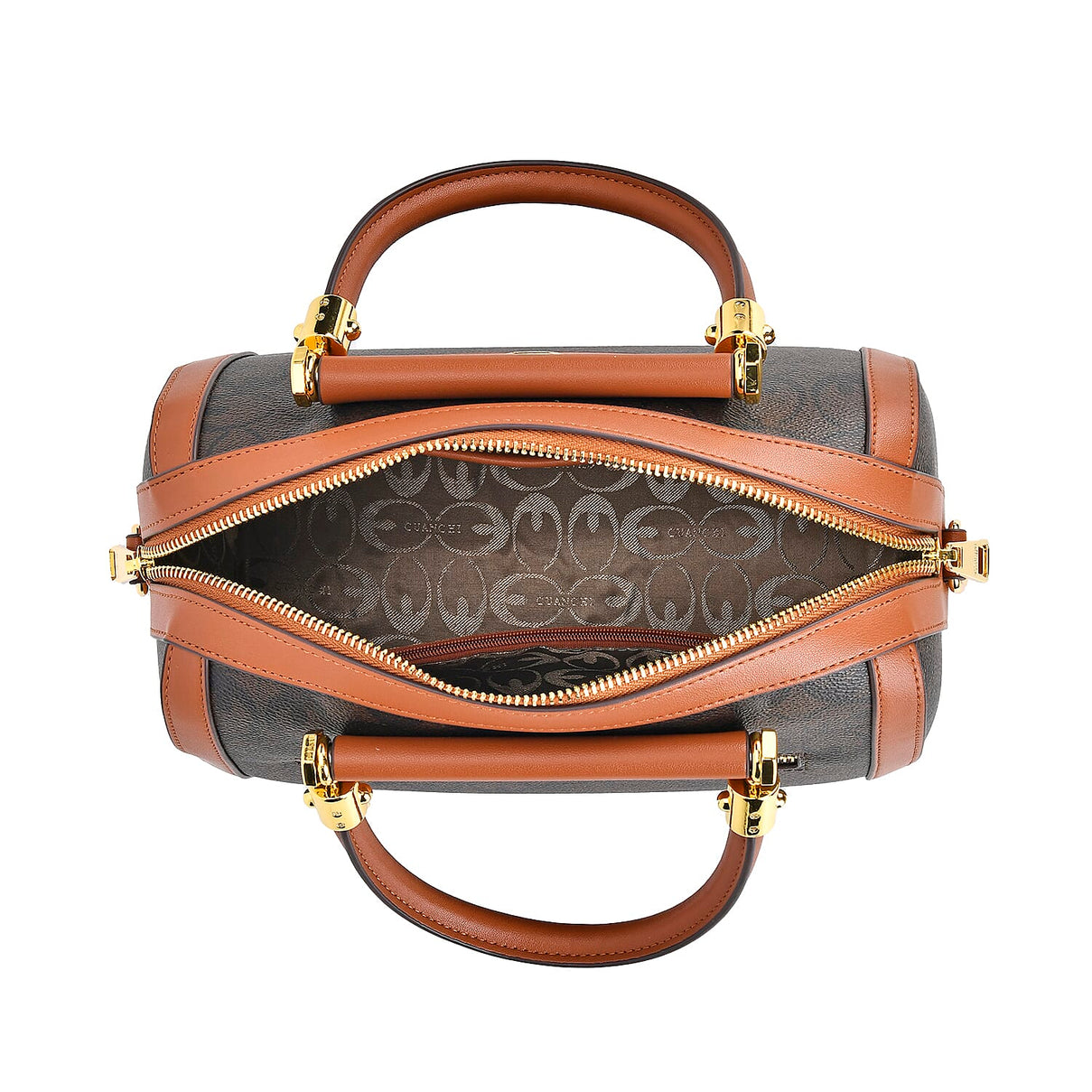 GUANCHI Crossbody Bag with Handle Drop - Dark Coffee &amp; Brown 7705152 4