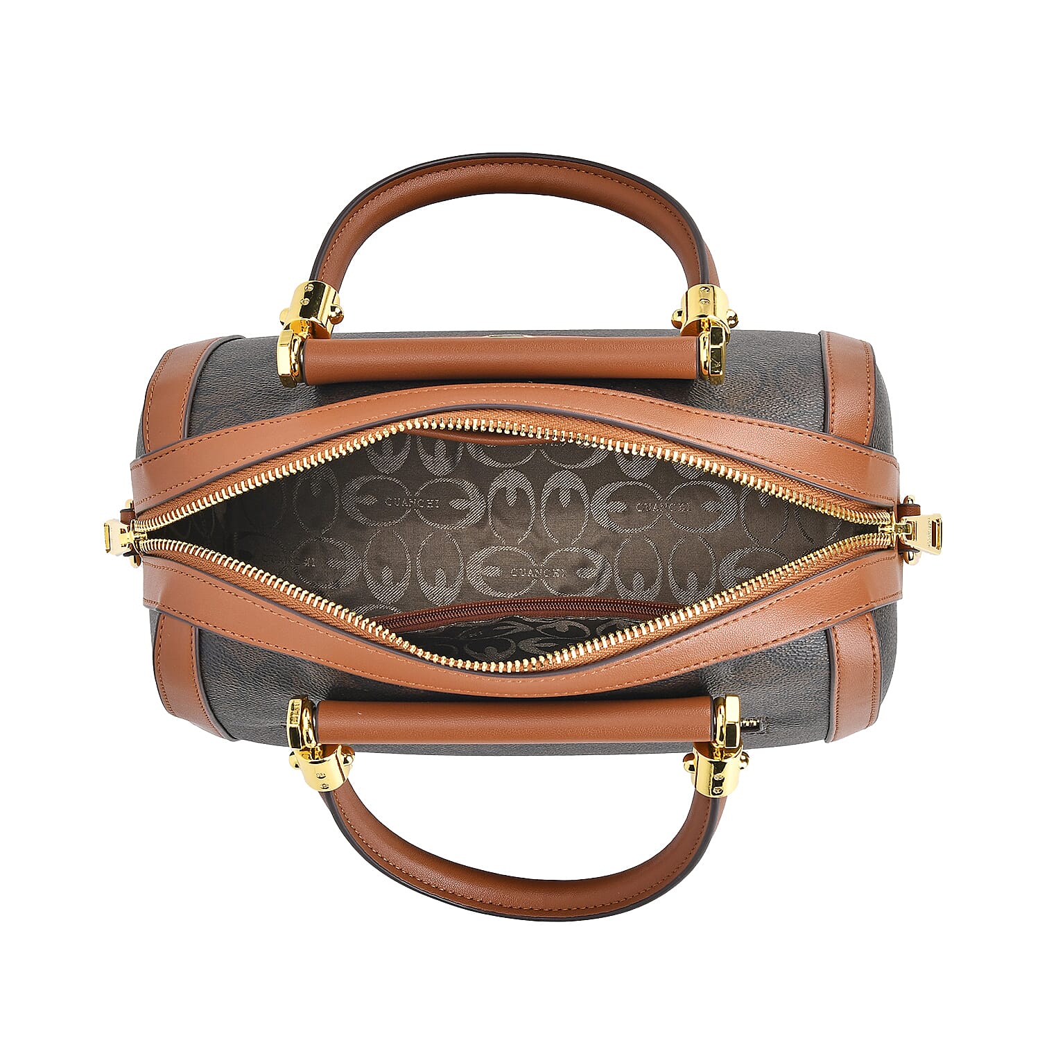 GUANCHI Crossbody Bag with Handle Drop - Dark Coffee &amp; Brown 7705152 4