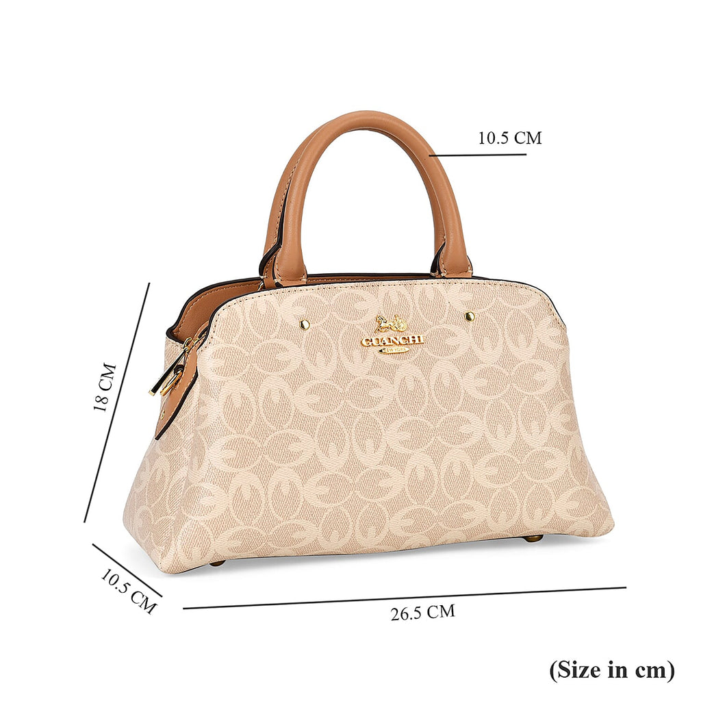 GUANCHI Crossbody Bag with Handle Drop - Off White