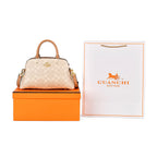 GUANCHI Crossbody Bag with Handle Drop - Off White