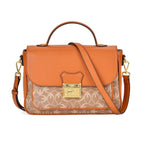 GUANCHI Crossbody Bag with Shoulder Strap - Brown