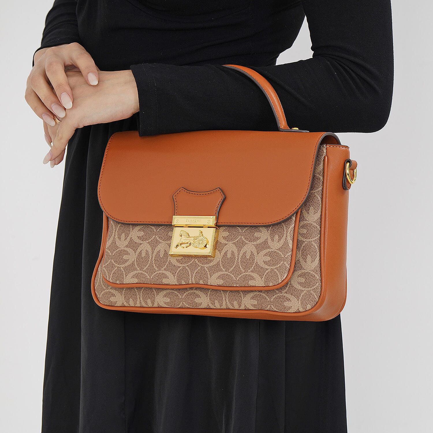 GUANCHI Crossbody Bag with Shoulder Strap - Brown 7705054 2