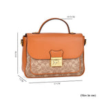 GUANCHI Crossbody Bag with Shoulder Strap - Brown