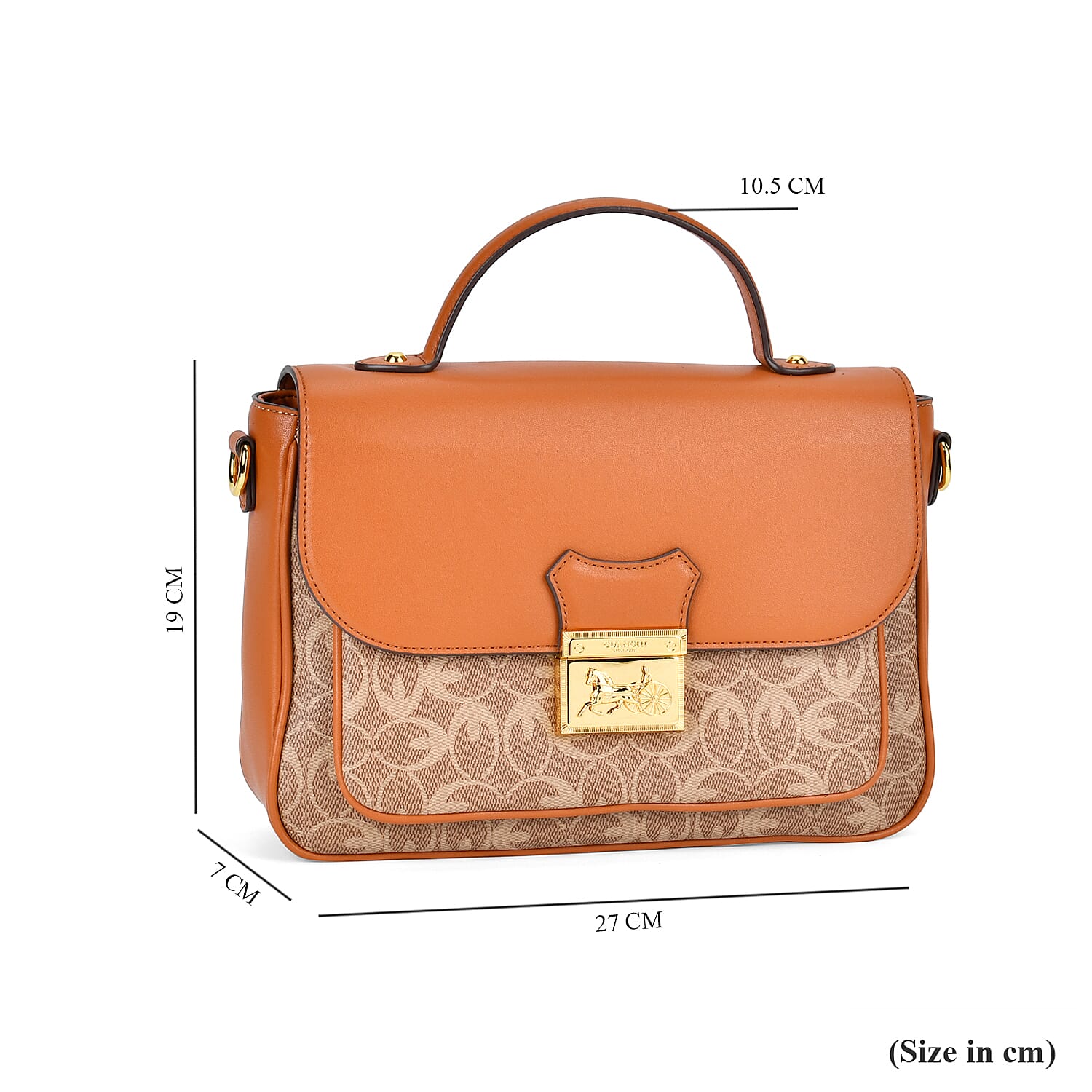 GUANCHI Crossbody Bag with Shoulder Strap - Brown 7705054 5