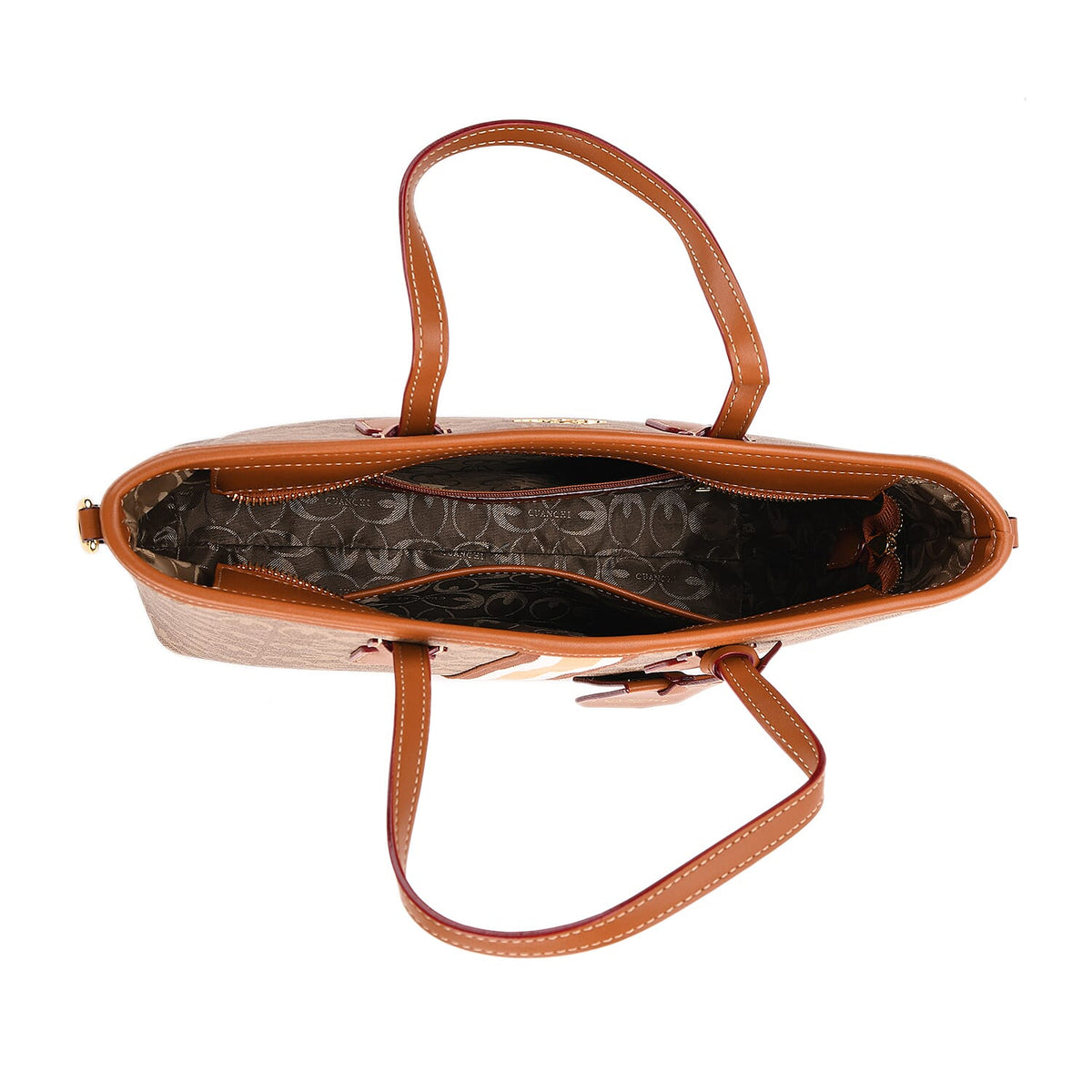 Guanchi Tote Bag with Detachable Shoulder Strap - Tan 8192455 5