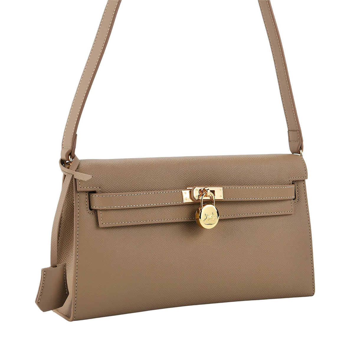 Guanchi Stylish Genuine Leather Crossbody Bag with Shoulder Strap - Camel 8230976 7