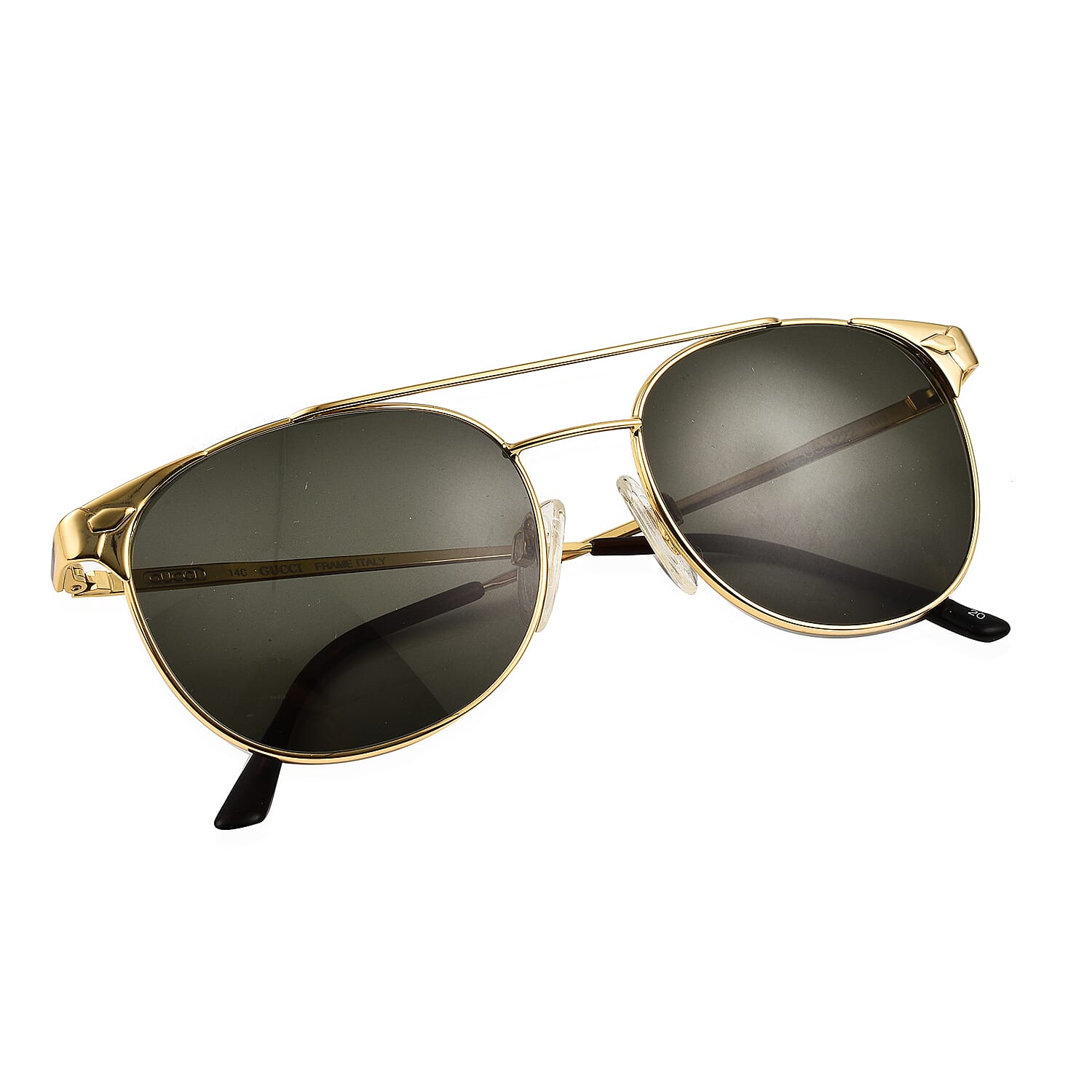 Gucci Unisex Aviator Sunglasses with Green Lenses - Green 7158783 3