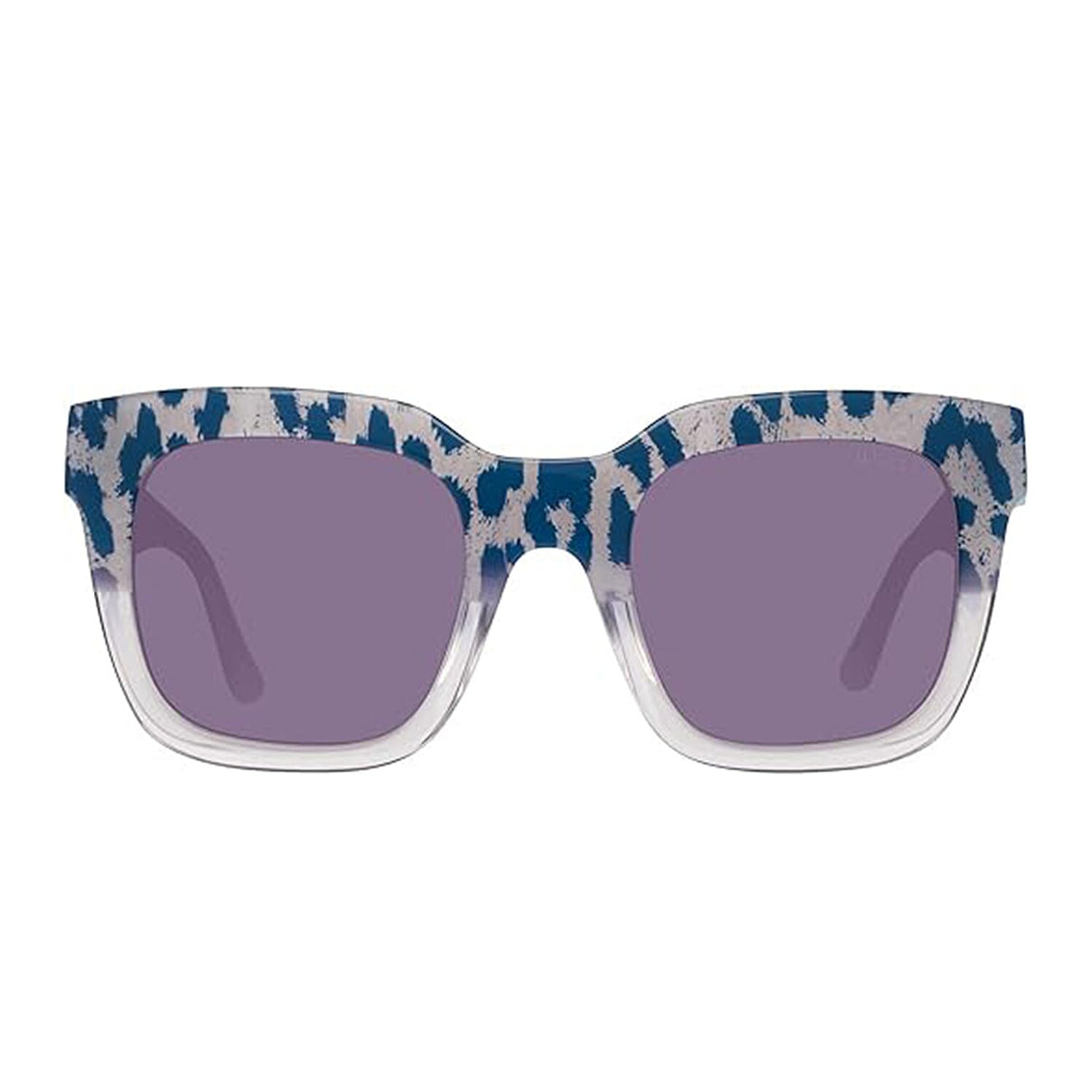 Guess Stylish Crystal Blue Patterned Classic Square Frame Sunglasses - White 8214880 0