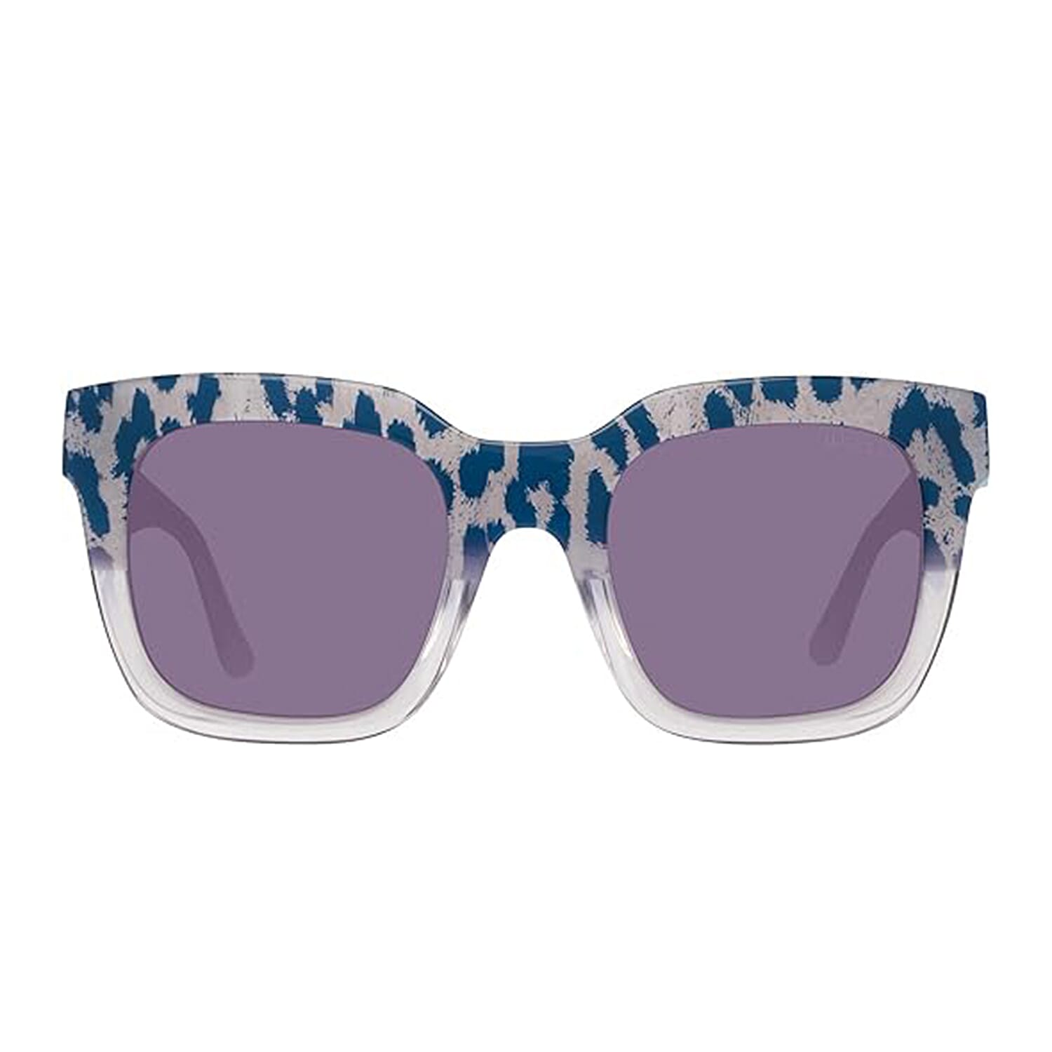 Guess Stylish Crystal Blue Patterned Classic Square Frame Sunglasses - White 8214880 0