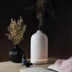 H2EAU Ceramic Aroma Diffuser with 7 Colour Changes - White