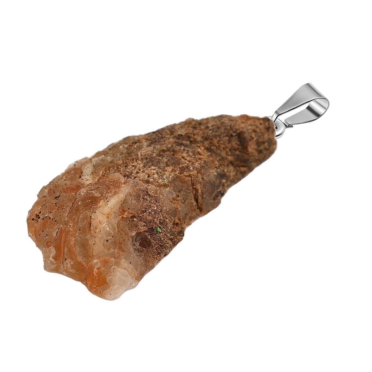 HALF Geode Pendant in Silver Tone 20.00 Ct 7507737 3