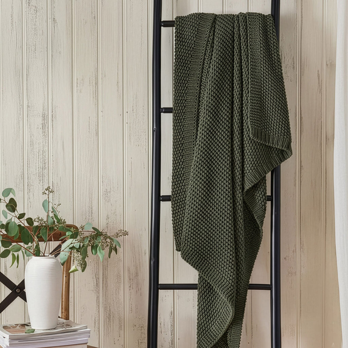 HAVEN Knitted Throw Blanket (Size 125x180 cm) 7930739 2