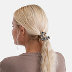 5-Pack Plaid Spiral Printed Hair Ties - Multi Colour