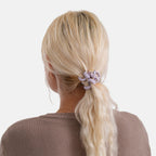 5-Pack Plaid Spiral Hair Ties - Pastel Colours