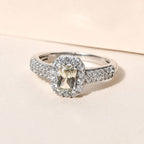 Turkizite and Natural Zircon Ring in Platinum Overlay Sterling Silver 1.50 Ct.