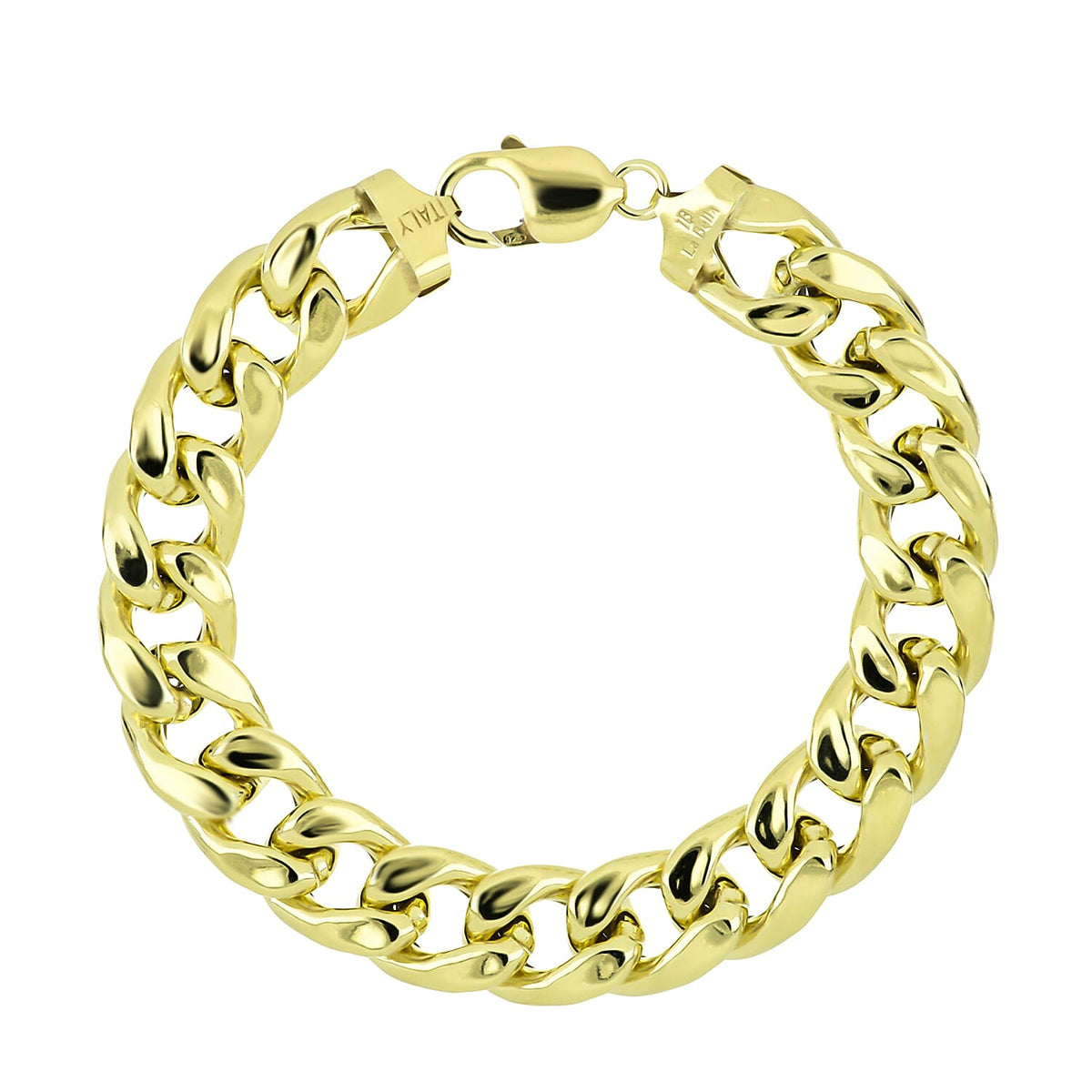 Hamilton Bracelet in Yellow Gold Plated Sterling Silver With Lobster Clasp (Size - 8.5) 7905093 0