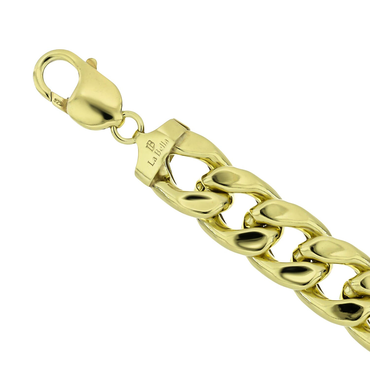Hamilton Bracelet in Yellow Gold Plated Sterling Silver With Lobster Clasp (Size - 8.5) 7905093 2