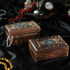 Hand Carved Storage Box (Size 15x10x5 cm) - Natural Brown - Natural Brown