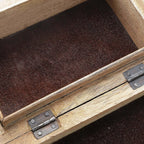 Hand Carved Storage Box (Size 15x10x5 cm) - Natural Brown - Natural Brown