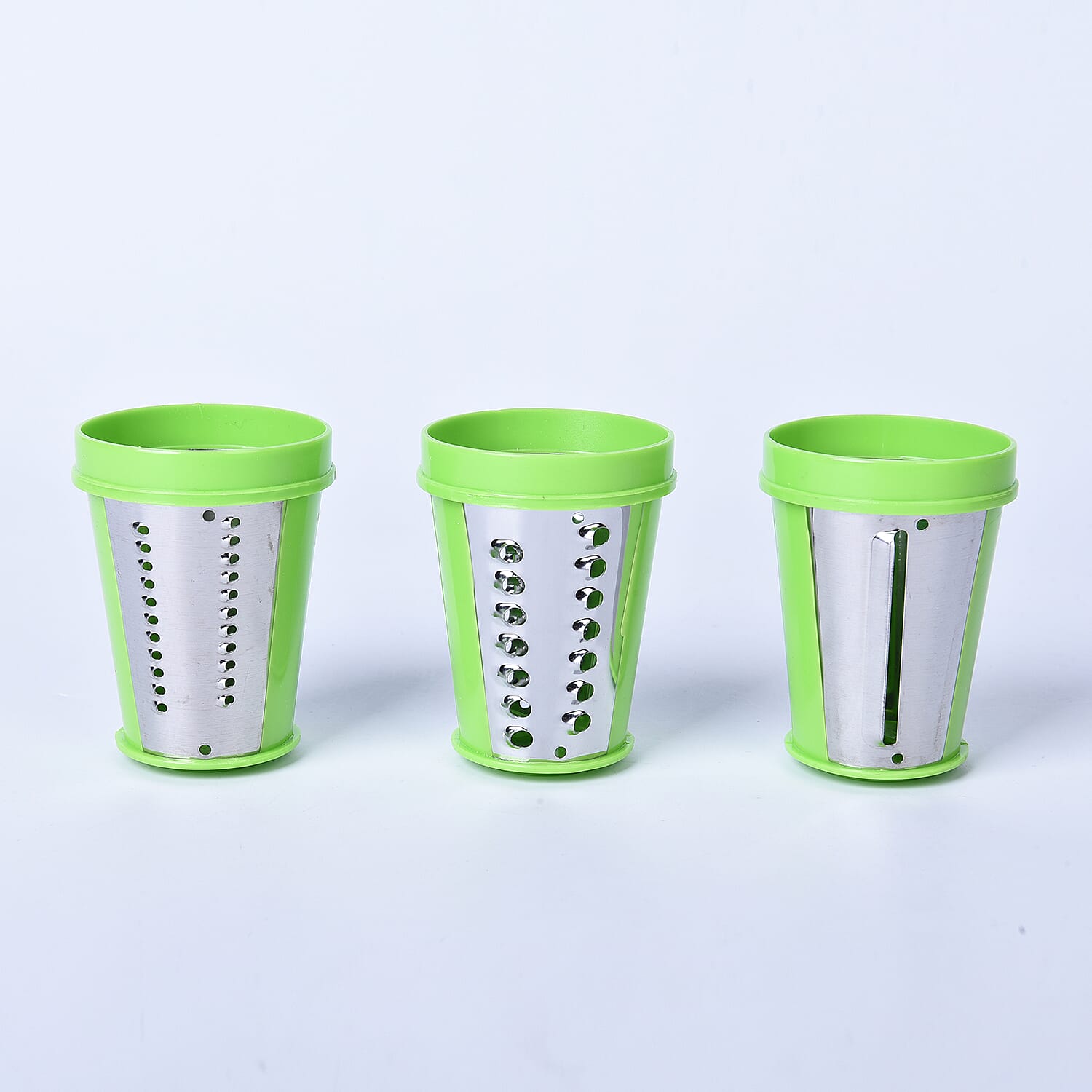 Hand Manual Mini Slicer with 3 Stainless Steel Blades - Green 6296762 6