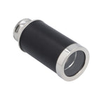 Handcrafted Fully Functional Telescope with Leather Stitched and Wooden Gift Box (Size 15x2 Cm) - Black