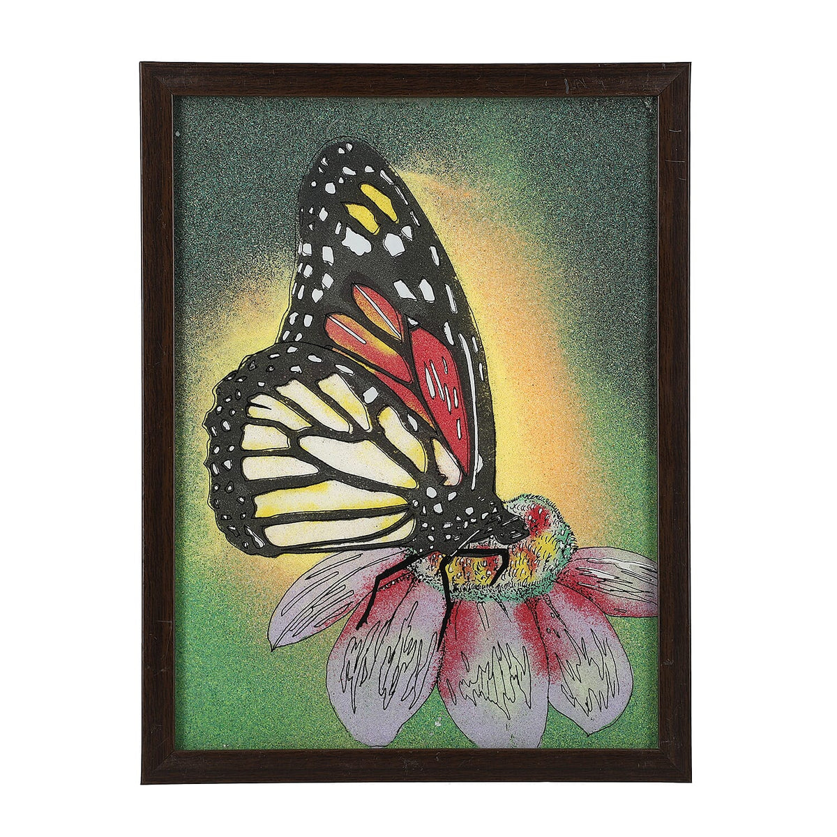 Handcrafted Gemstone Butterfly Painting 6274347 0