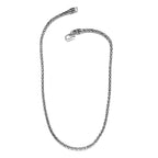Sterling Silver Handmade Pebble Necklace (Size - 20), Silver wt. 34.83 Gms
