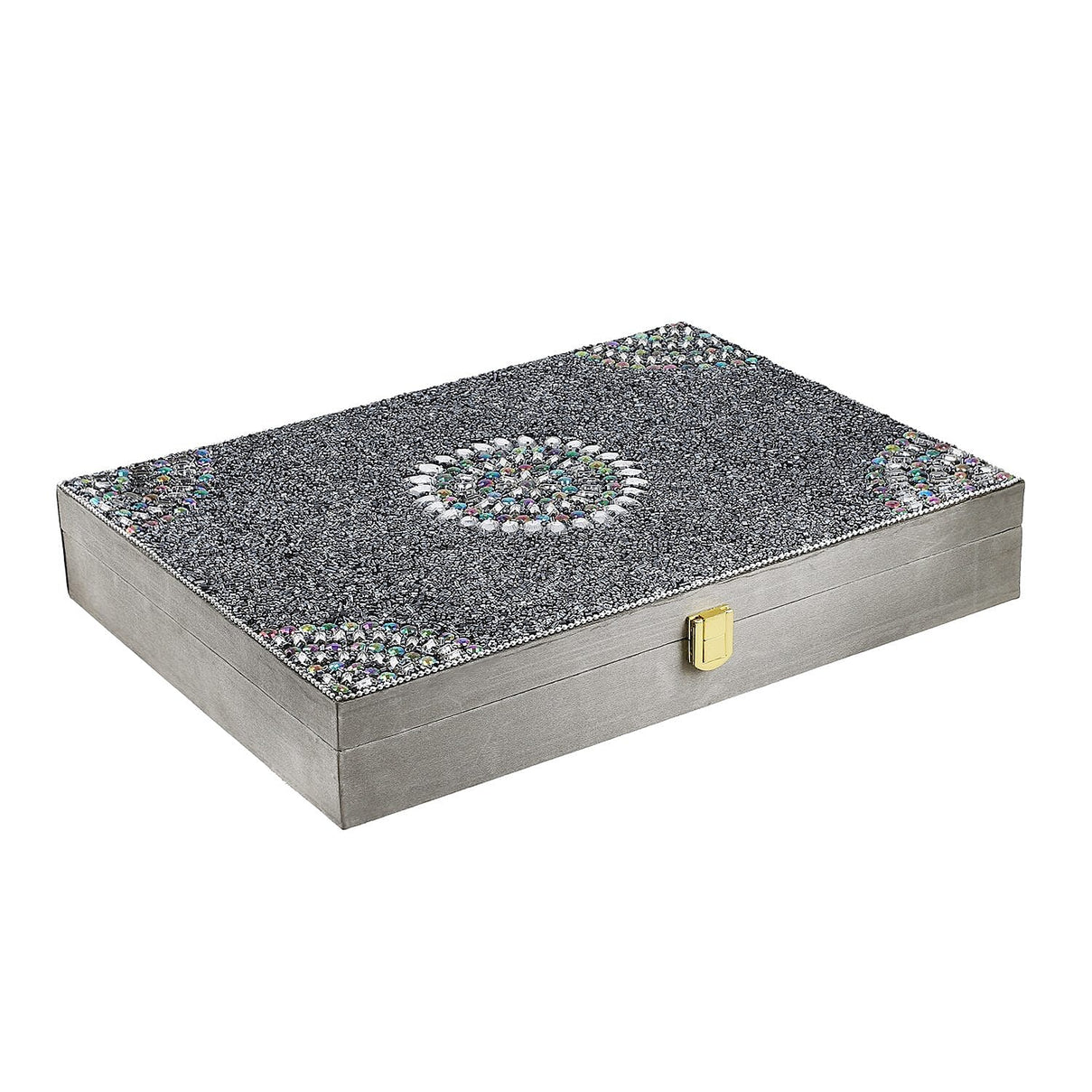 Handcrafted Ring Box (Size 34x25x5 cm) - Grey 7164734 0