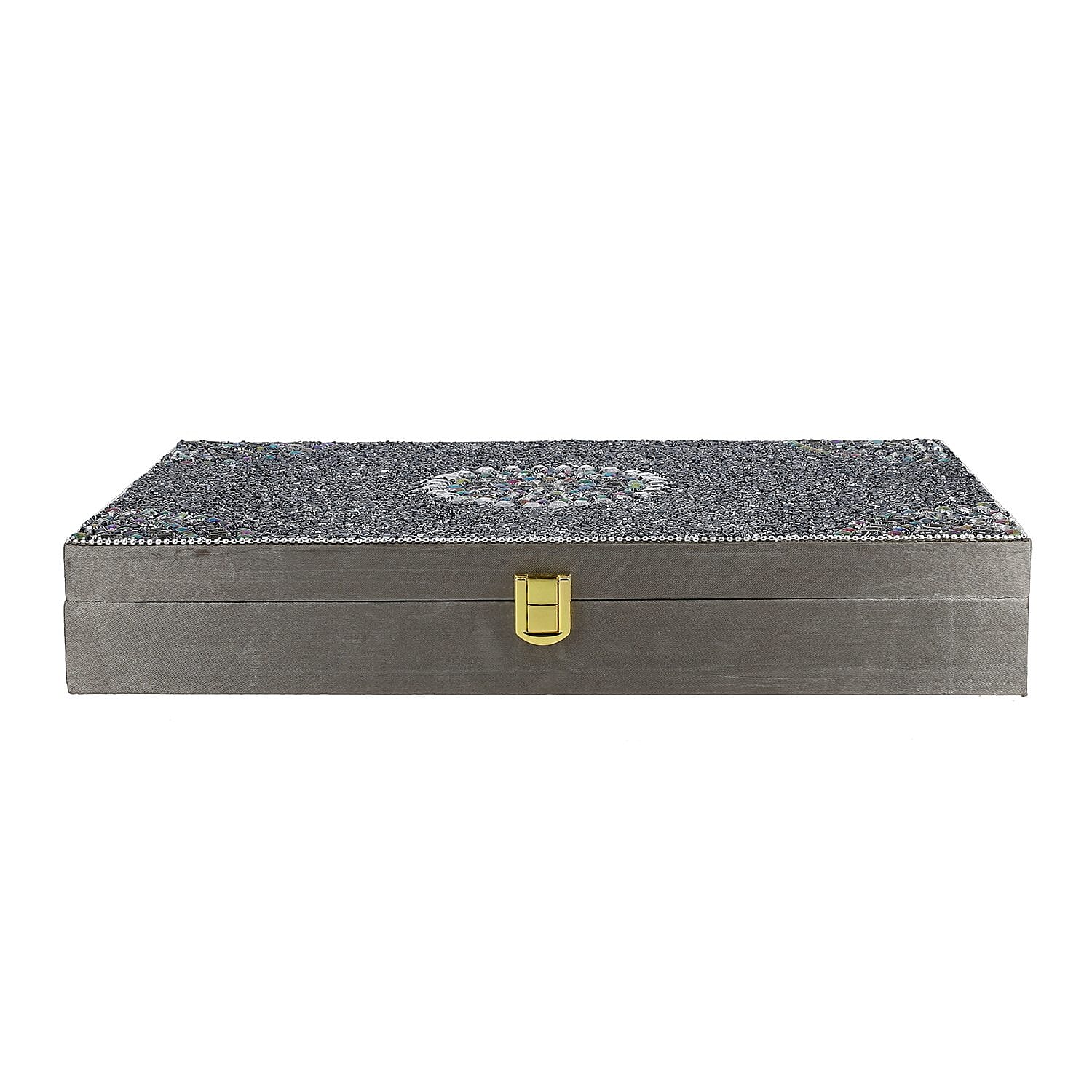 Handcrafted Ring Box (Size 34x25x5 cm) - Grey 7164734 6