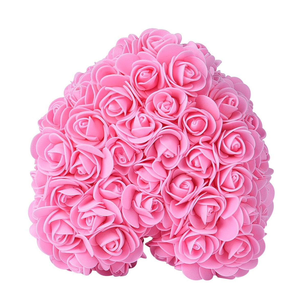 Handcrafted Rose Flower Bear with Bow - Pink V32562745 5