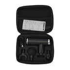 Handheld Rechargeable Deep Tissue Massage Gun with 4 Detachable Massage Head - Black