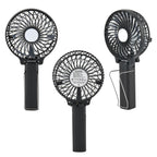 Handheld USB Rechargeable Multipurpose Fan (Size 20x10x3 cm) - Black