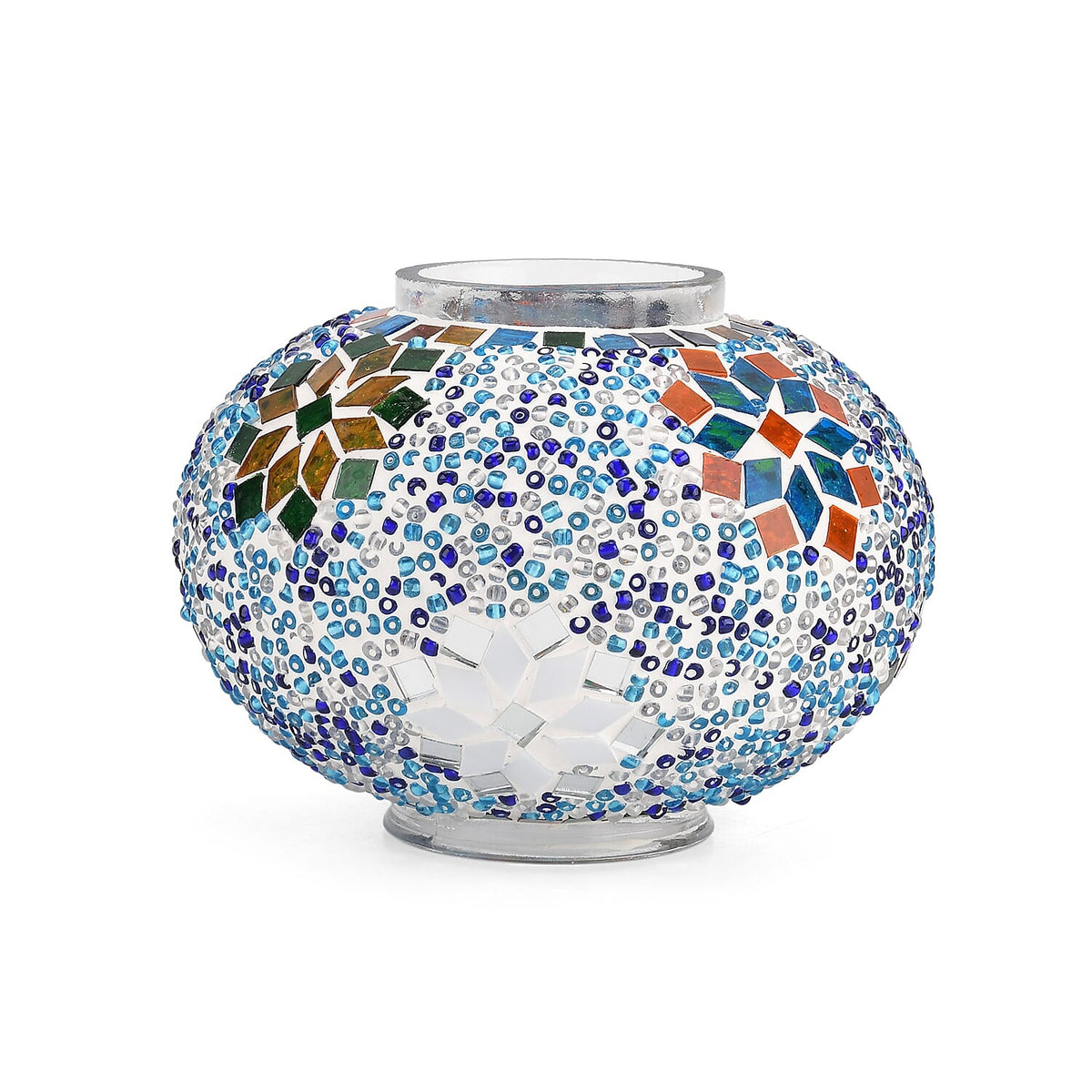 Handmade Moroccan Style Mosaic Table Lamp - Multicolour 8126197 5
