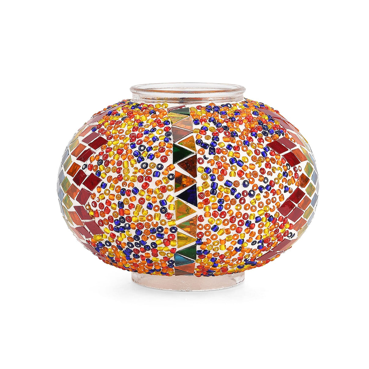 Handmade Moroccan Style Mosaic Table Lamp - Red 8126263 5