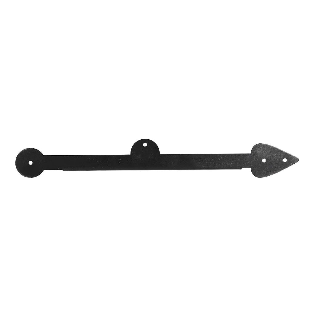 Set of 2 Hanging Basket Wall Duck Bracket Hook For Garden - Black