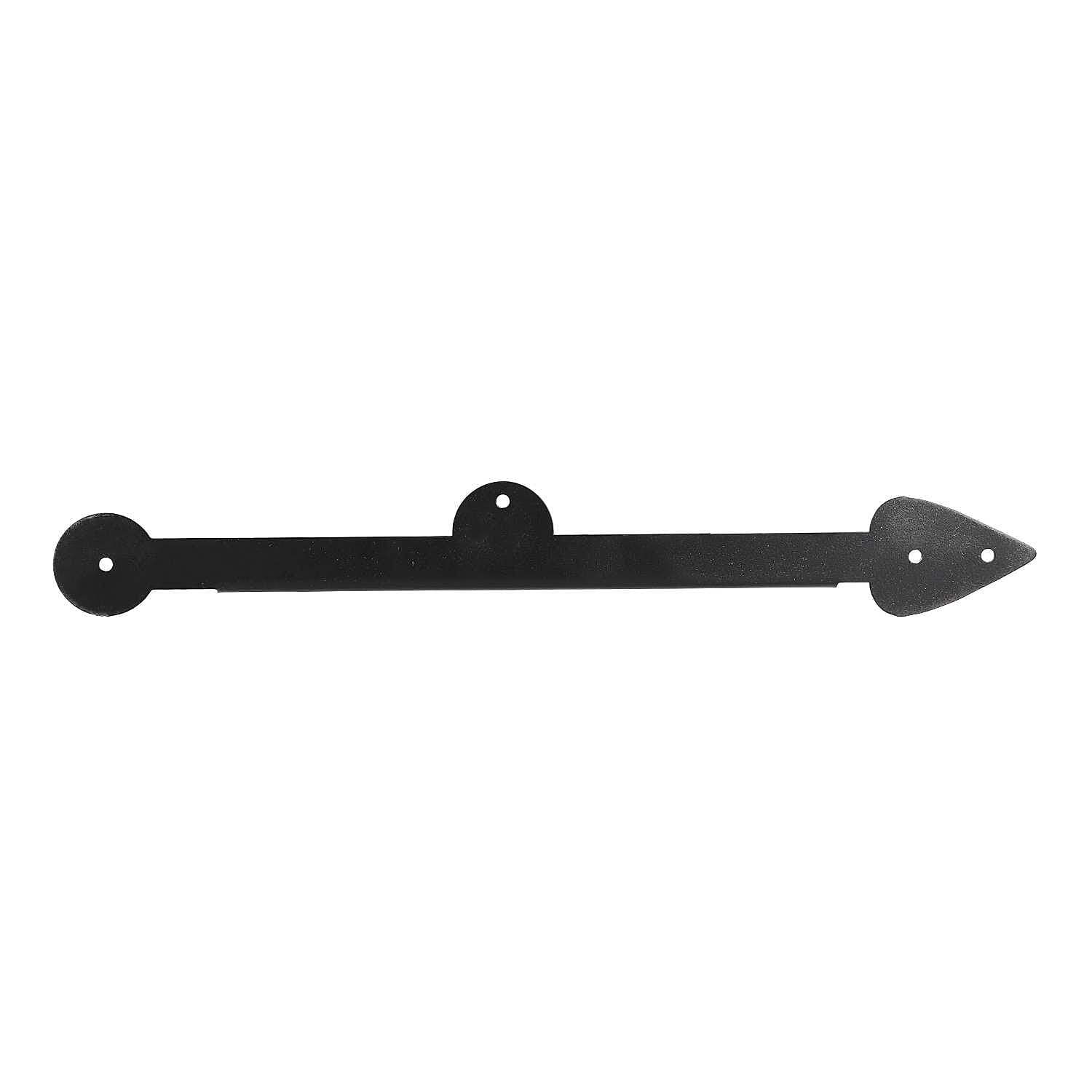 Set of 2 Hanging Basket Wall Duck Bracket Hook For Garden - Black 7700151 6