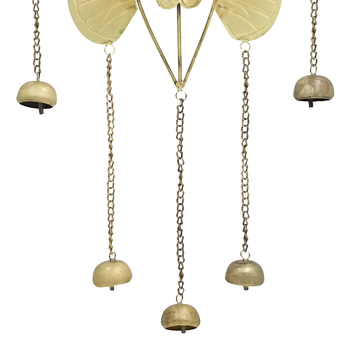 Big Butterfly wind chimes with miniature bells Colour - Brass Antique (Size - 25x40cm) 7382233 6