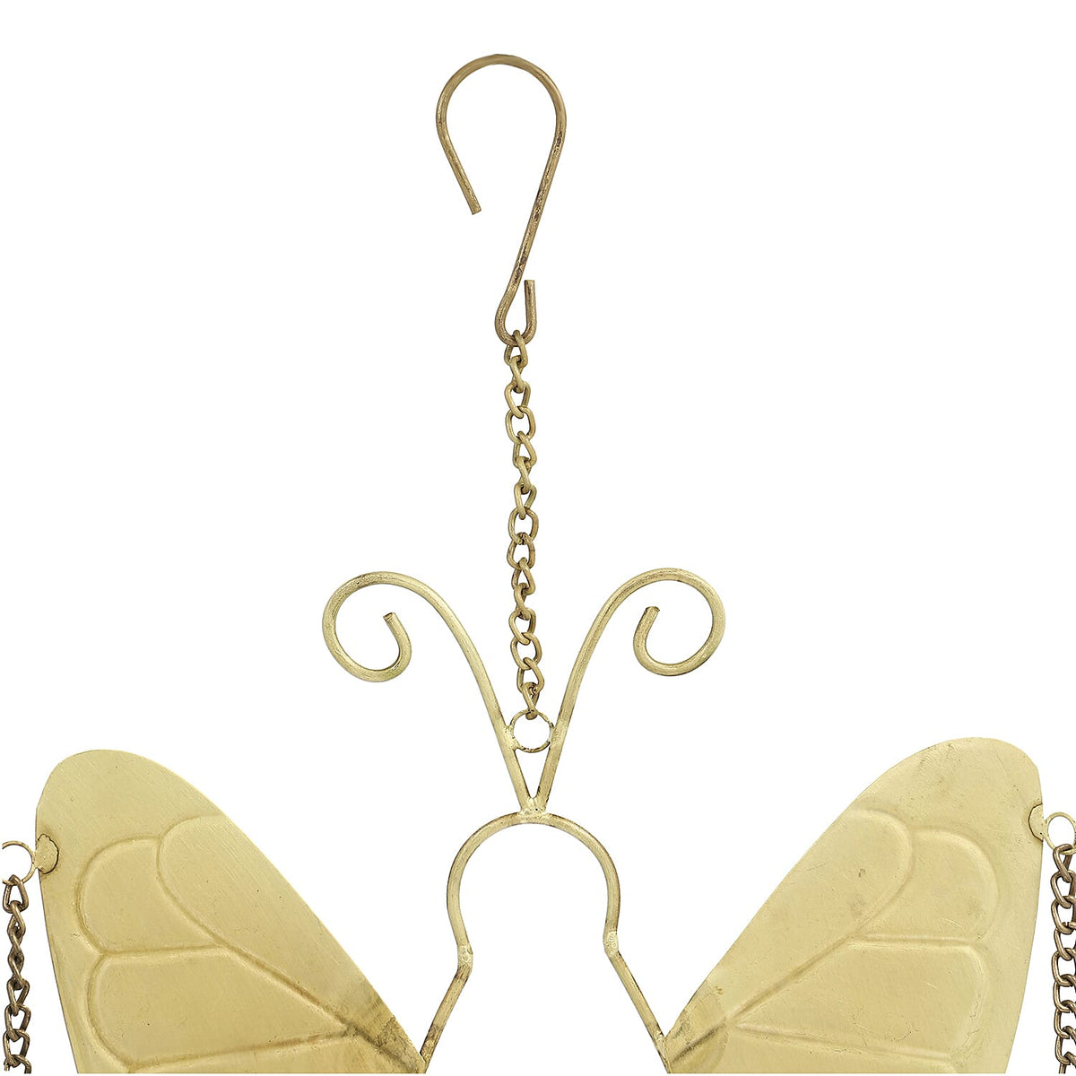 Big Butterfly wind chimes with miniature bells Colour - Brass Antique (Size - 25x40cm) 7382233 7