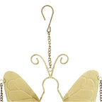 Closeout Deal Antique Look Brass Finish Metal Wind Chime Miniature Bells - Big Butterfly