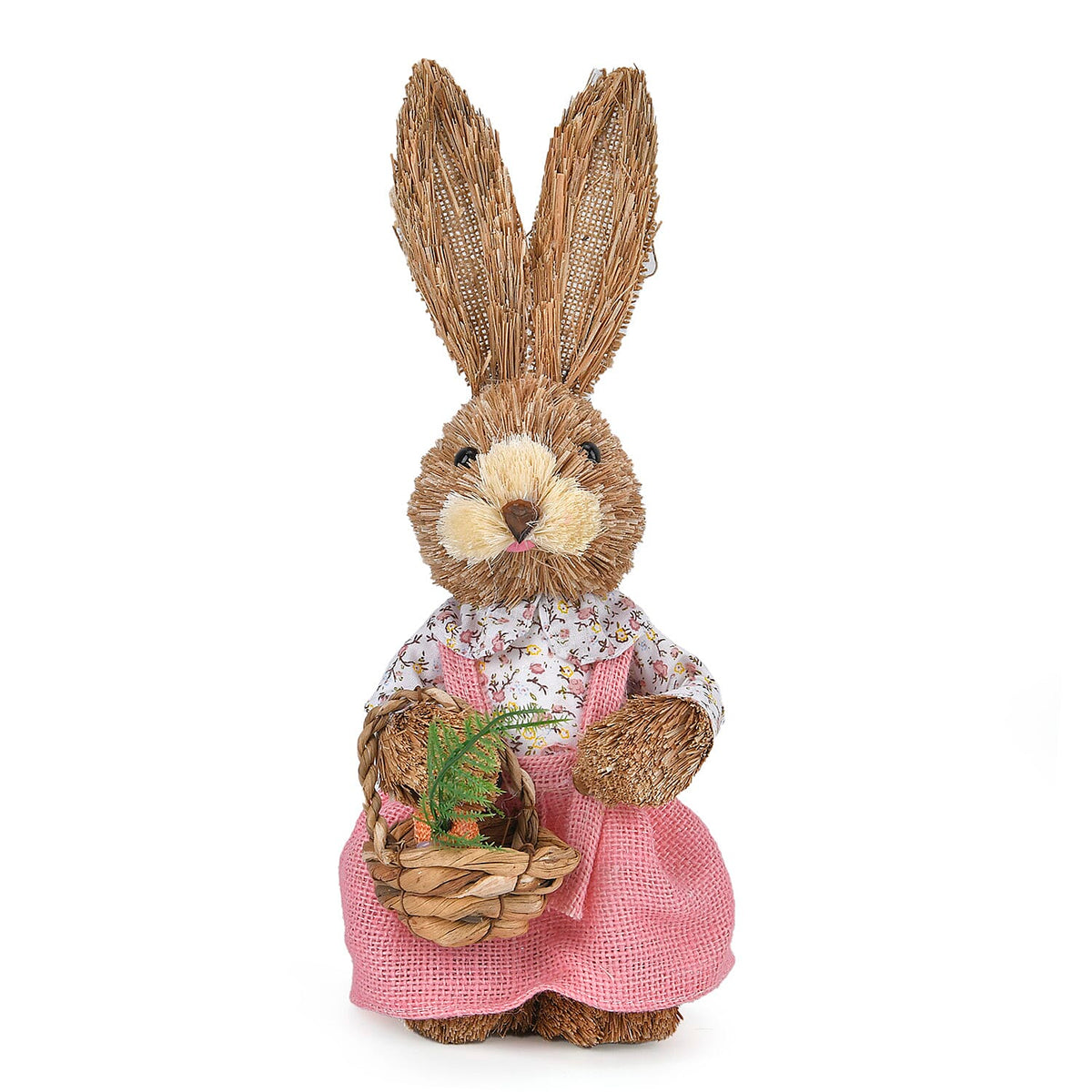 Cute Decorative Bunny (Size 35cm) - Brown - Pink 7691626 0