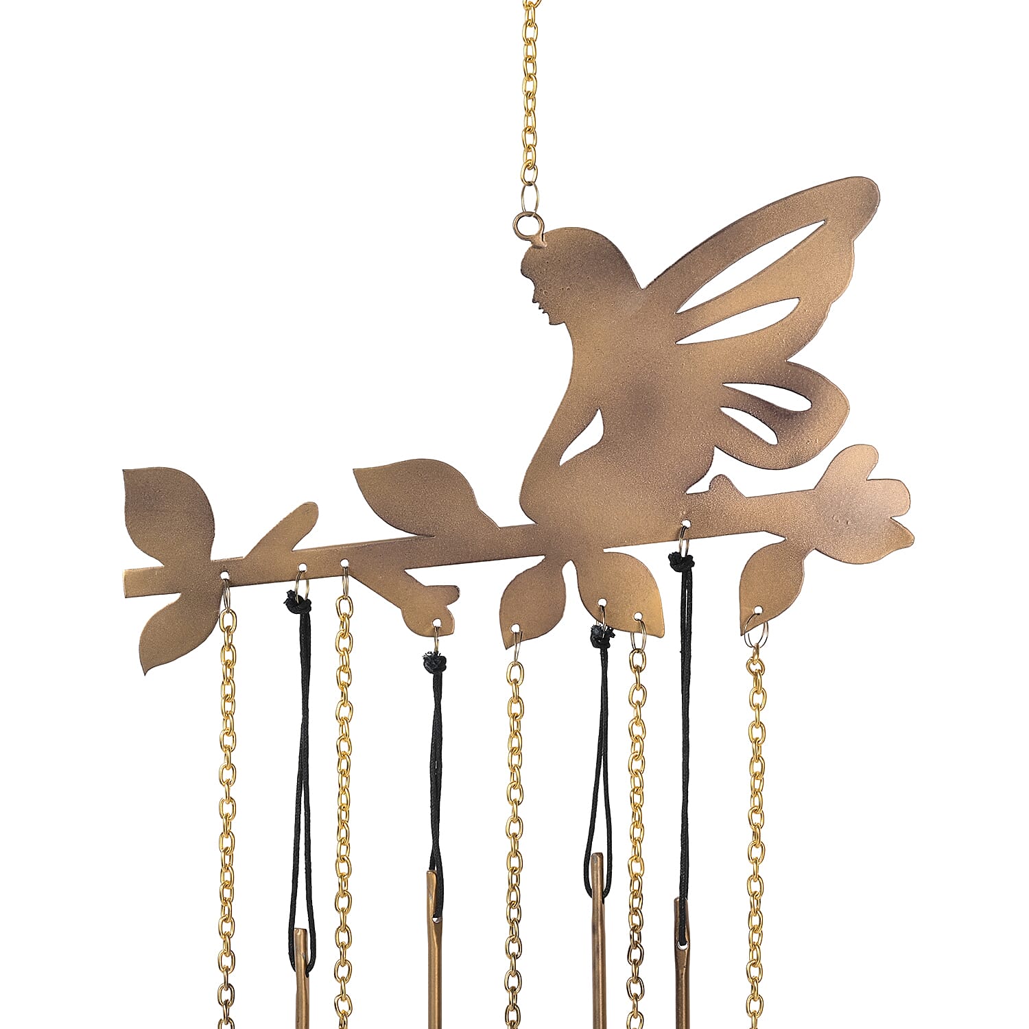 Handmade Iron Fairy Wind Chime (51 cm) - Golden 8429484 3