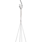 LIVMORE Beach Inspired Conch Shape Hanging Wind Chime (30 cm) - White