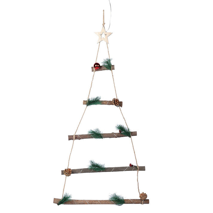 Hanging Triangle Trees LED Lights - Green, Red and Brown 6272045 1