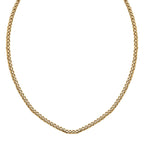 Hatton Collection - 9K Yellow Gold Spiga Diamond Cut Necklace (Size - 20)