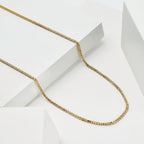 Hatton Collection - 9K Yellow Gold Spiga Diamond Cut Necklace (Size - 20)