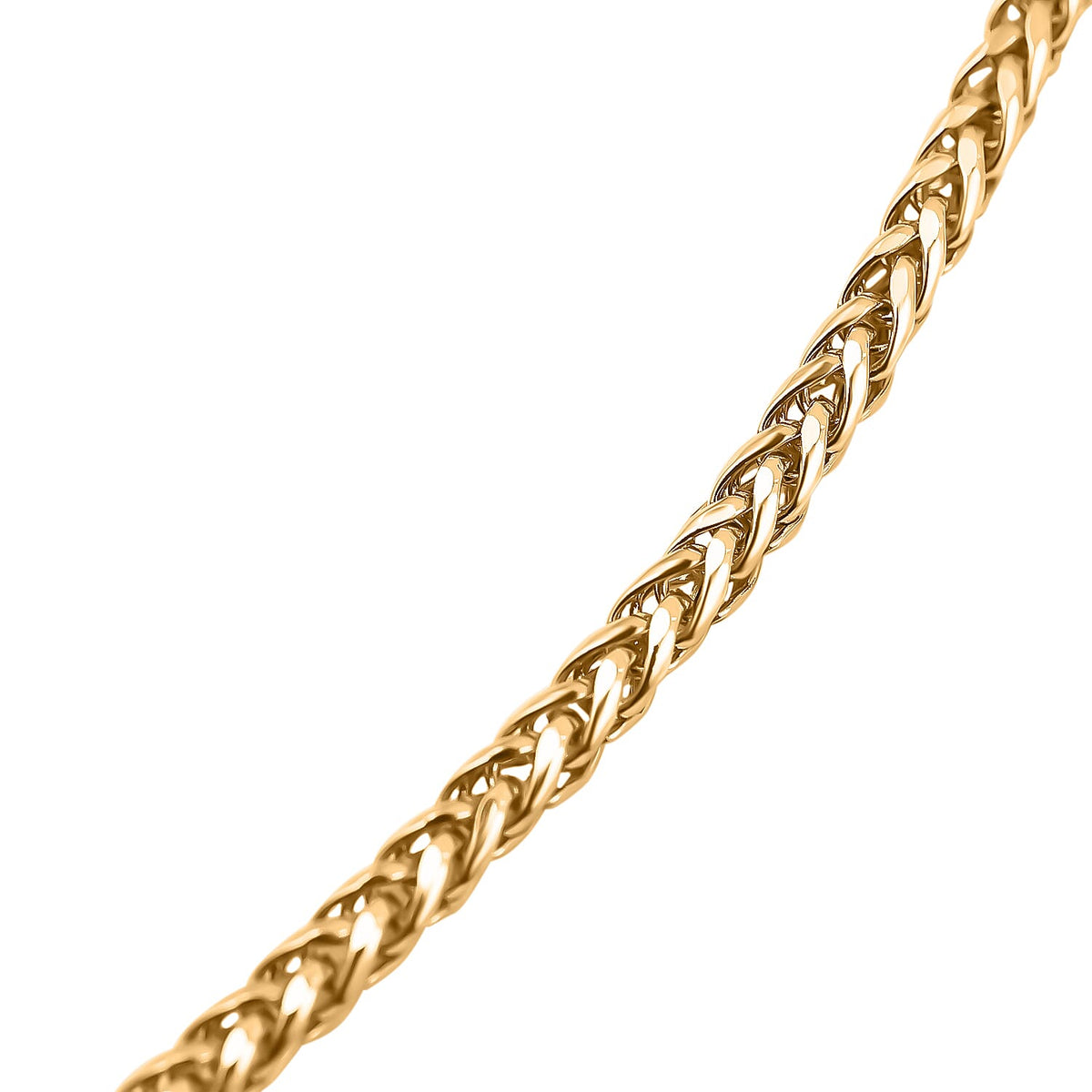 Hatton Collection - 9K Yellow Gold Spiga Diamond Cut Necklace (Size - 20) 7768303 3