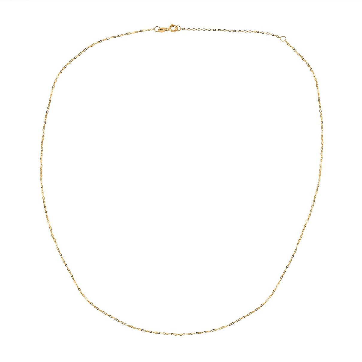 Close Out Deal - 18K Yellow Gold Necklace (Size - 16 - 18) With Spring Ring Clasp 7779446 0