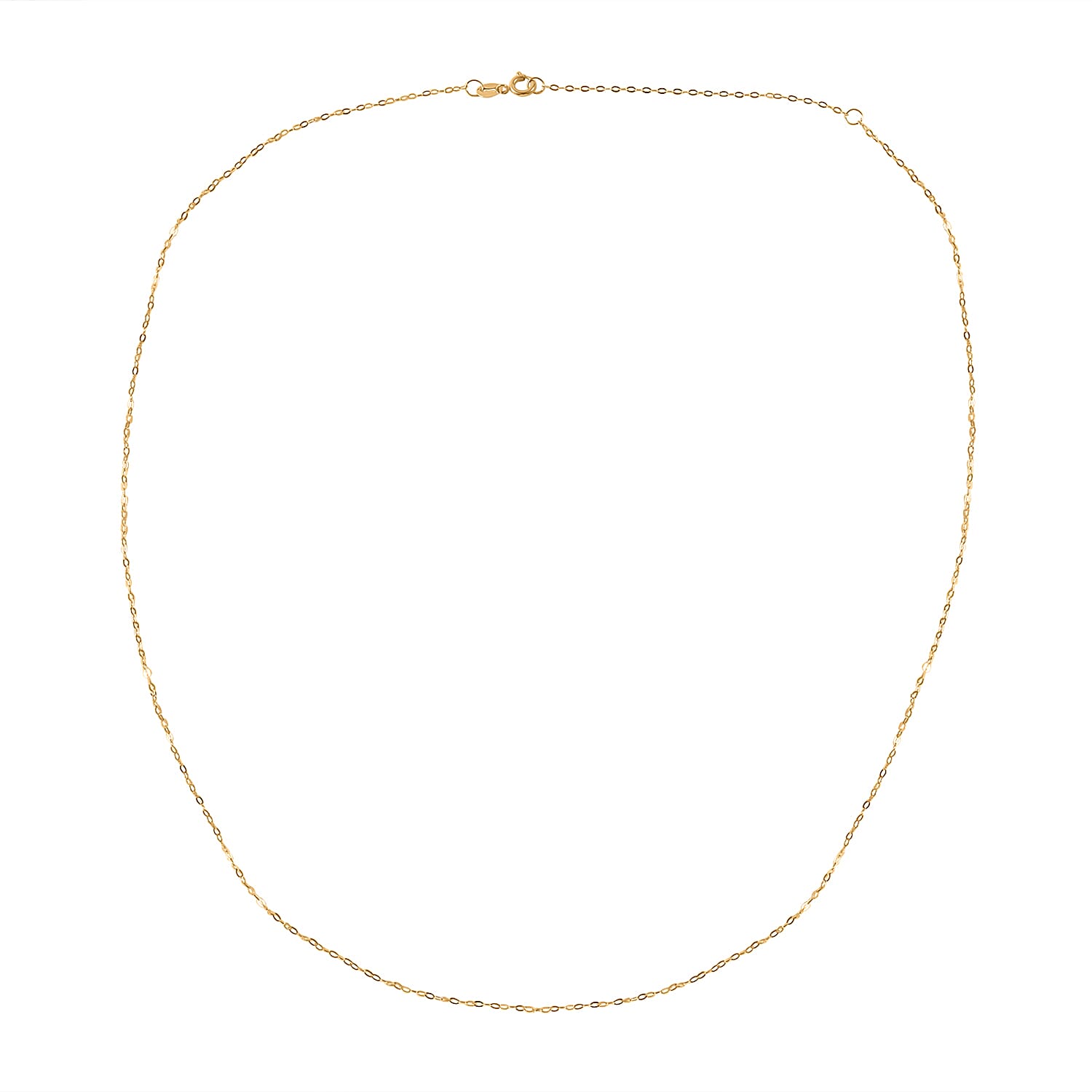Close Out Deal - 18K Yellow Gold Necklace (Size - 16 - 18) With Spring Ring Clasp 7779446 0